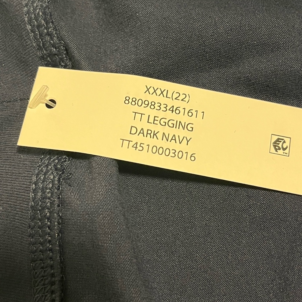 Time and Tru Versatile Comfy High Rise Ankle Length Leggings, Women Sz XXXL (22) - Picture 5 of 5